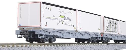 KATO Nゲージ レーティッシュ鉄道 長物車 R-w コンテナ積載 4両セット 10-1892 鉄道模型 貨車【沖縄県へ発送不可です】