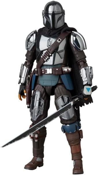MAFEX マフェックス No.256 THE MANDALORIAN CHROME Ver. 全高約160mm 塗装済み アクションフィギュア【沖縄県へ発送不可です】