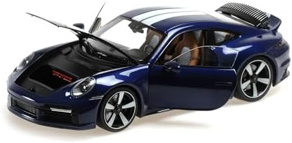 Minichamps 110069202 Porsch.911 (992) スポーツ クラシック ブルー メタリック 2022 開口部付き - スケール 1/18 - モデルカー【沖縄県へ発送不可です】｜じゃにおべる模型