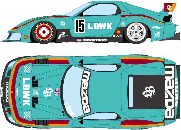 メイクアップ (Make up) EIDOLON 1/43 LB-スーパーシルエット マツダ FD3S RX-7 ミントグリーン 完成品 LB028C【沖縄県へ発送不可です】