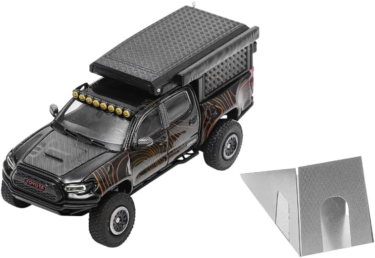 ゲインコーププロダクツ 1/64 トヨタ TACOMA TRD Pro 2022 (キャンパーバン) ブラック/アート 完成品 KS076-531【沖縄県へ発送不可です】