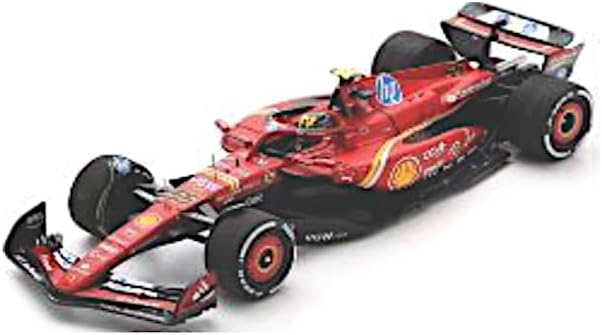 ルックスマート 1/43 スクーデリア フェラーリ SF-24 2024 F1 イタリアGP モンツァ 4位 #55 C.サインツ 完成品 スポンサーロゴ表示汎用ミニカー【沖縄県へ発送不可です】