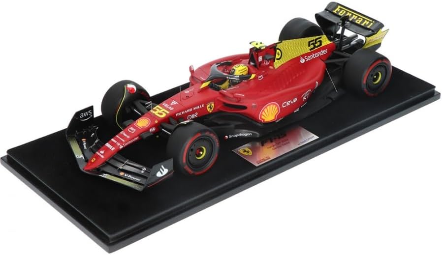 Looksmart スクーデリア フェラーリ F1-75 No.55 カルロス・サインツ イタリアGP 2022 レッド【沖縄県へ発送不可です】