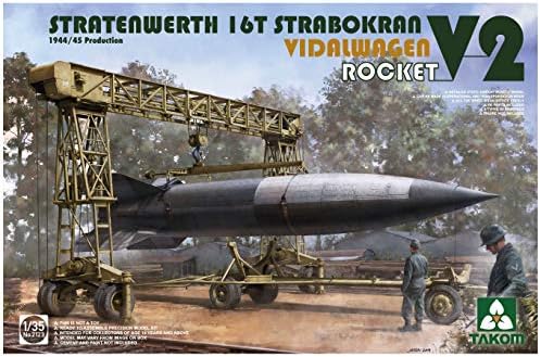 タコム 1/35 ドイツ軍 シュトラーテンヴェルト社 16t ガントリークレーン w/フィダルワーゲン & V2ロケット 1944/45年生産 プラモデル TKO2123【沖縄県へ発送不可です】