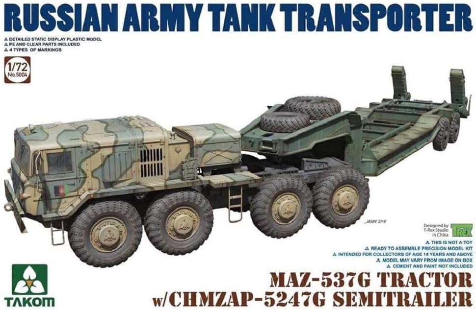 楽天市場】TAKOM 1/35 KrAZ-6446 トラクター&ChMZAP-5247Gセミ