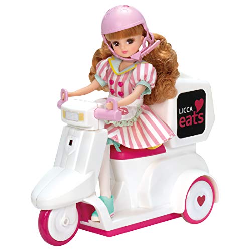 タカラトミー(TAKARA TOMY) リカちゃん イーツ おとどけスクーター ?10 x 27 x 21 cm 3歳以上【沖縄県へ発送不可です】