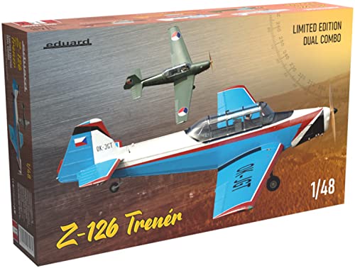 エデュアルド 1/48 デュアルコンボ リミテッドエディション チェコスロバキア空軍 ズリン Z-126 トレネール プラモデル EDU11156 成型色【沖縄県へ発送不可です】
