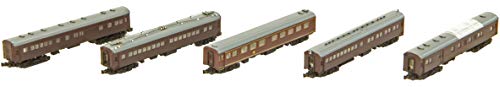 Zゲージ 1号取り合わせ 御召しものし鉄道車両 後期遣りくち 5両書き割り T036-1 鉄道線路ひな形 客車【沖縄県へ送りとどける不可です】
