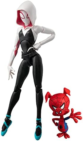 スパイダーマン：スパイダーバース SVアクション スパイダー・グウェン＆スパイダー・ハム ノンスケール ABS＆PVC製 塗装済み完成品 アクションフィギュア【沖縄県へ発送不可です】｜じゃにおべる模型