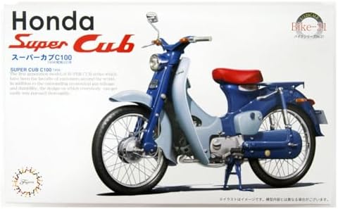 【特典】1/12 バイクシリーズ No.21 ホンダ スーパーカブ C100(1958年) プラモデル【沖縄県へ発送不可です】画像