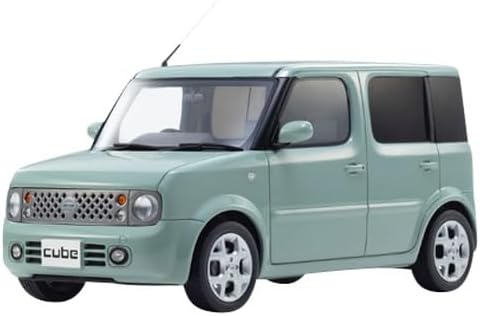 samurai 1/18 日産 キューブ アクアミント 完成品【沖縄県へ発送不可です】