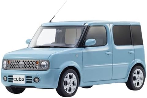 samurai 1/18 日産 キューブ エアブルー 完成品【沖縄県へ発送不可です】