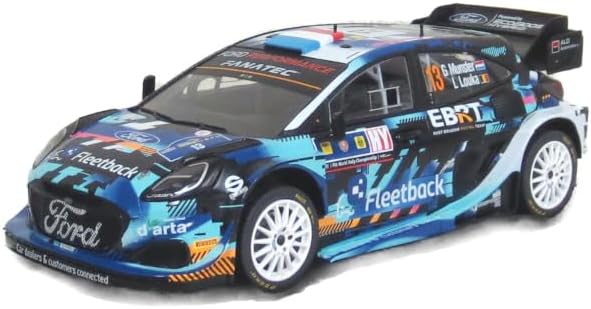 イクソ 1/18 フォード プーマ Rally1 2023 セントラル・ヨーロピアン・ラリー #13 G.ムンスター 完成品【沖縄県へ発送不可です】