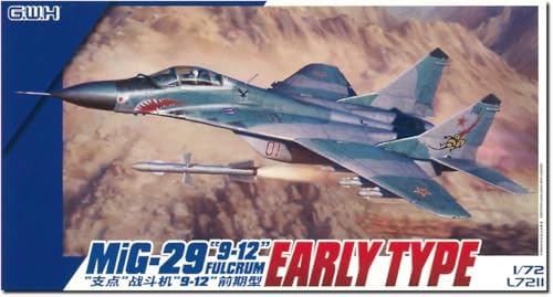 グレートウォールホビー 1/72 MiG-29 9.12 フルクラムA 初期型 プラモデル L7211 (飛行機)【沖縄県へ発送不可です】