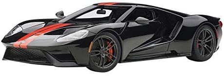 AUTOart 1/18 ジェラルド・r・フォード GT 2017 黒いこと/オレンジ色・縞模様 成し遂げる品【沖縄県へ送りとどける不可です】