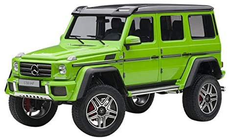 AUTOart 1/18 メルセデス・ベンツ G500 4×4スクエアード 緑であること 成し遂げる品【沖縄県へ送りとどける不可です】