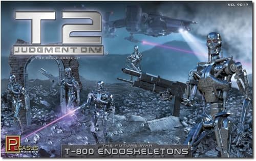 プラッツ ペガサスホビー ターミネーター2 T-800 エンドスケルトン 5体セット 1/32スケール プラモデル PH9017【沖縄県へ発送不可です】