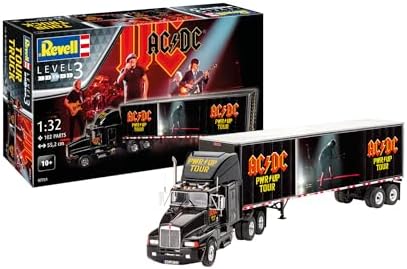 ドイツレベル 1/32 AC/DCツアートラック 50周年記念 プラモデル 07731 (自動車)【沖縄県へ発送不可です】
