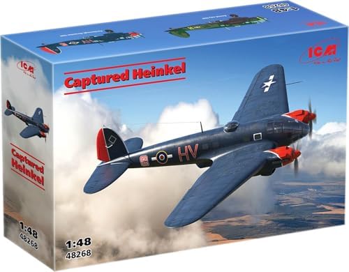 ICM 1/48 ハインケル111H-20 (鹵獲機) プラモデル 48268 (飛行機)【沖縄県へ発送不可です】