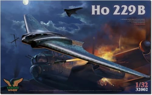タコム 1/32 ウイングスシリーズ ホルテン Ho229B プラモデル TKO32002 (飛行機)【沖縄県へ発送不可です】