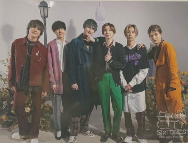楽天市場】新品 SixTONES 集合 フォト5枚入りセット SixTONES Feel da