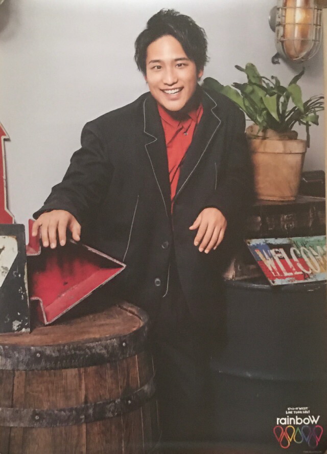 【美品】Mixed Juice キャップ　桐山照史　オレンジ ジャニーズWEST - ジャニーズWEST 桐山照史 キャップの通販 by