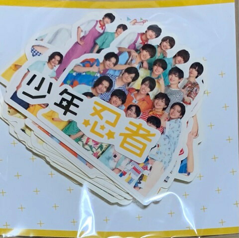 楽天市場】 【新品】2025 少年忍者 【ステッカー】 少年忍者 LIVE 2025