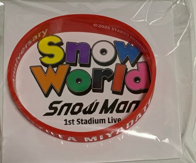 SnowMan Snow Worldラバーバンド8個 SnowMan Snow World ライブグッズ ラバーバンド 宮舘涼太｜Yahoo
