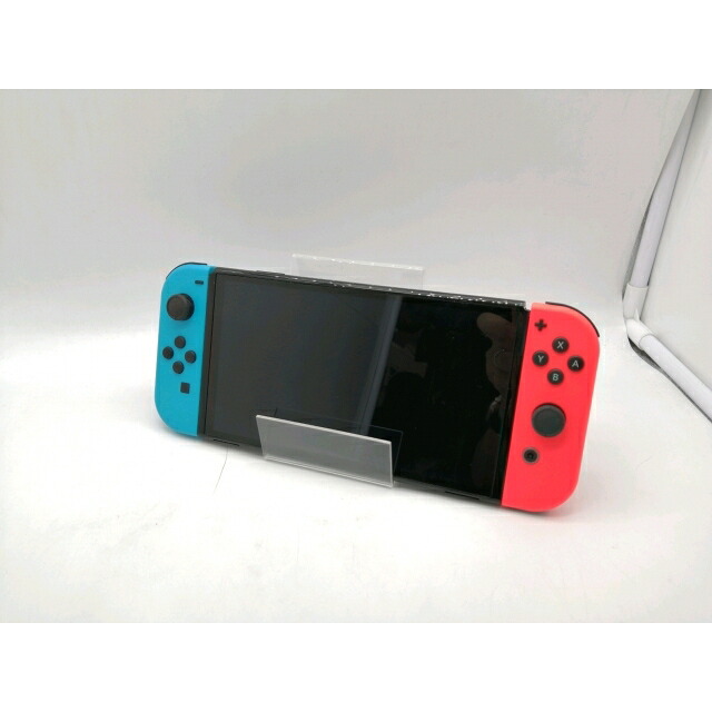 【中古】Nintendo Switch 本体 (有機ELモデル) HEG-S-KABAA ネオンブルー・ネオンレッド 【2021年10月】【OSU301】保証期間1ヶ月【ランクA】|じゃんぱら店