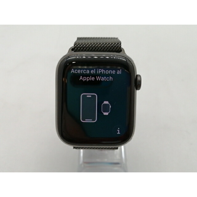 【中古】Apple Apple Watch Series9 45mm Cellular グラファイトステンレススチールケース/グラファイトミラネーゼループ MRMX3J/A【OSU301】保証期間１ヶ月【ランクB】