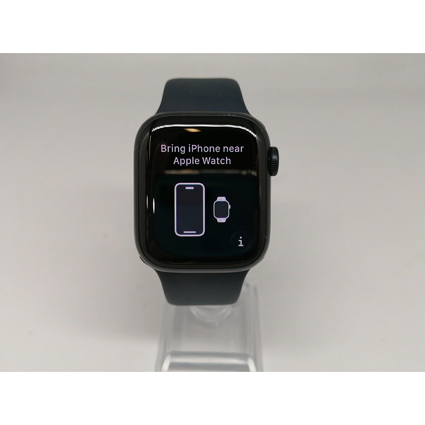 【中古】Apple Apple Watch Series9 41mm GPS ミッドナイトアルミニウムケース/ミッドナイトスポーツバンド(S/M) MR8W3J/A【OSU301】保証期間１ヶ月【ランクB】