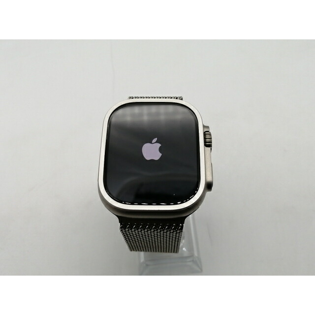 【中古】Apple Apple Watch Ultra3 49粍 Cellular ナチュラルチタニウムケース/ナチュラルチタニウムミラネーゼループL MF0E4J/A【OSU301】引き受ける継続期間１ヶ月【価値づけるA】