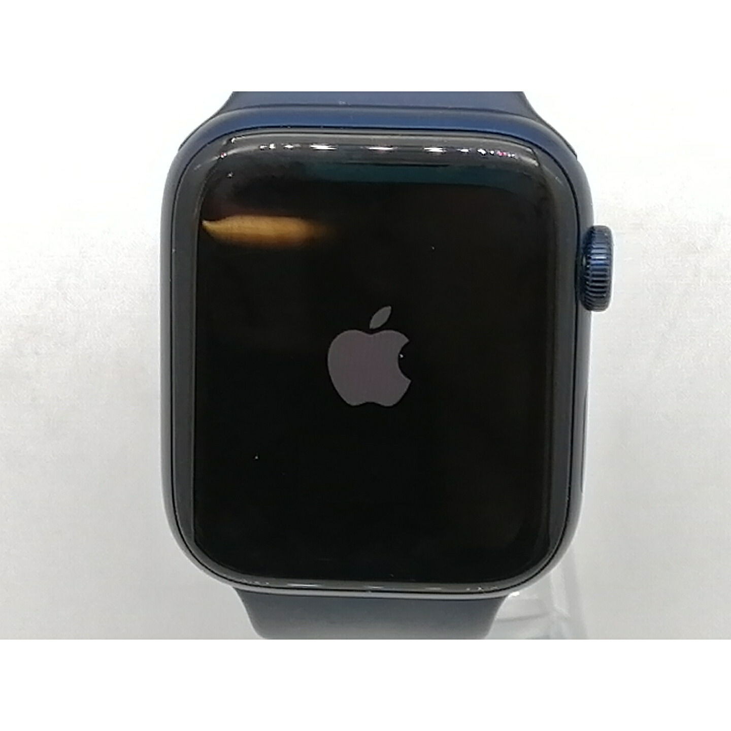 【中古】Apple Apple Watch Series6 44粍 Cellular 青み軽銀/運動競技ダンス楽隊 ディープネイビー S/M\u0026M/L【OSU301】引き受ける継続期間１ヶ月【序列付けるC】