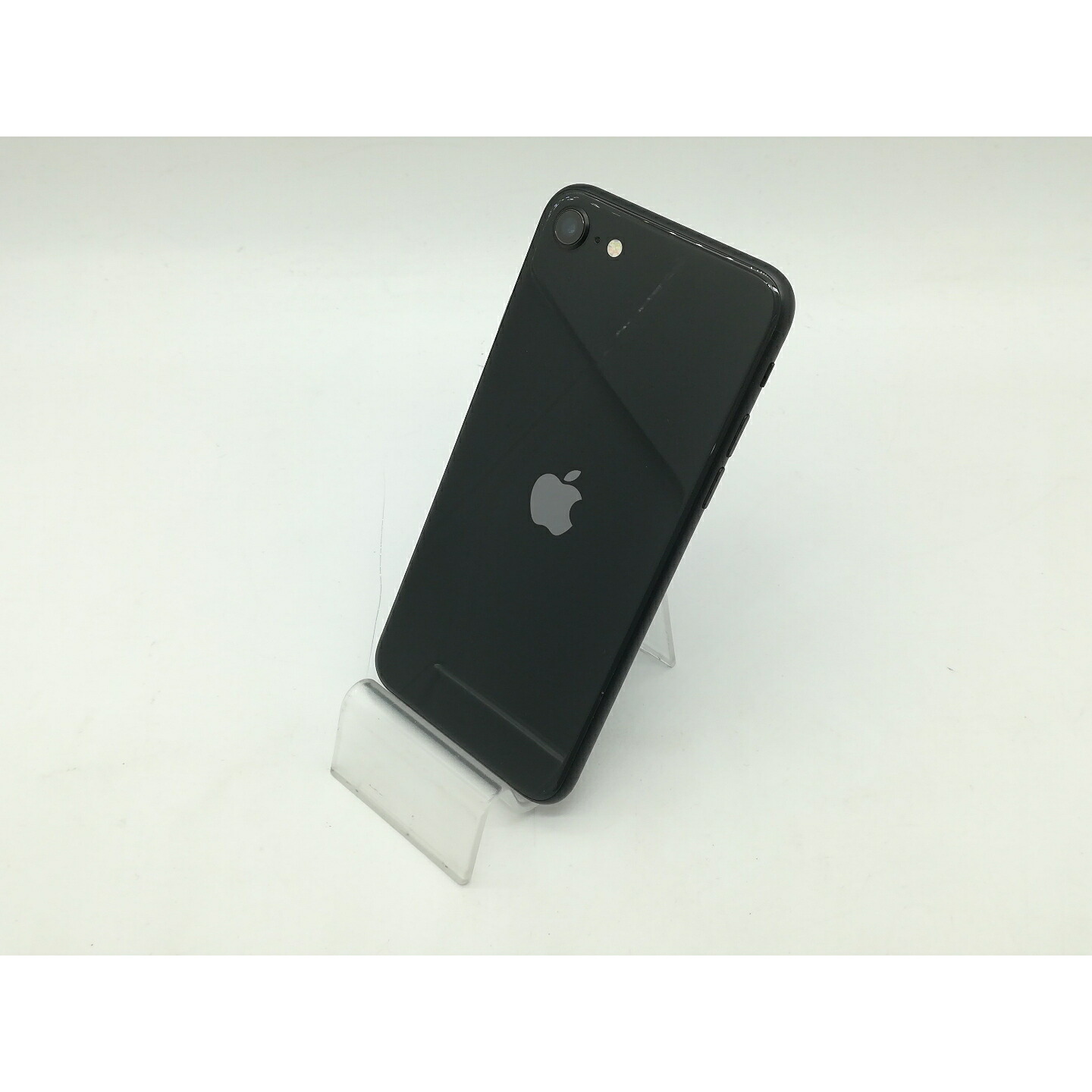 【中古】Apple au 【SIM鍵を掛ける取りけす済み】 iPhone SE（第2時人） 64GB 黒いこと MHGP3J/A（後期型番）【OSU301】引き受ける継続期間１ヶ月【序列付けるB】