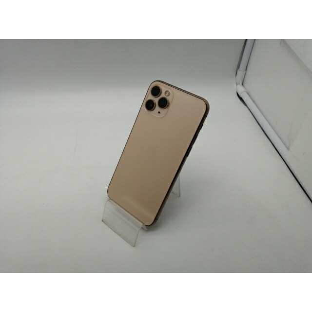 【中古】Apple docomo 【SIMロック解除済み】 iPhone 11 Pro 64GB ゴールド MWC52J/A【OSU301】保証期間１ヶ月【ランクA】