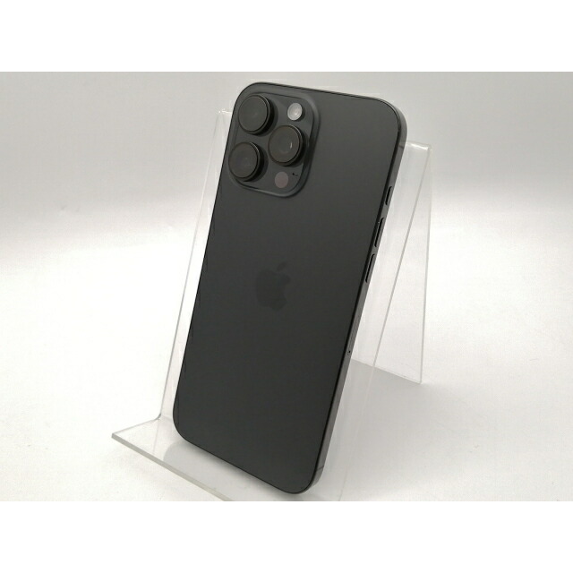 【中古】Apple 国内版 【SIMフリー】 iPhone 16 Pro Max 256GB ブラックチタニウム MYWG3J/A【OSU301】保証期間１ヶ月【ランクA】
