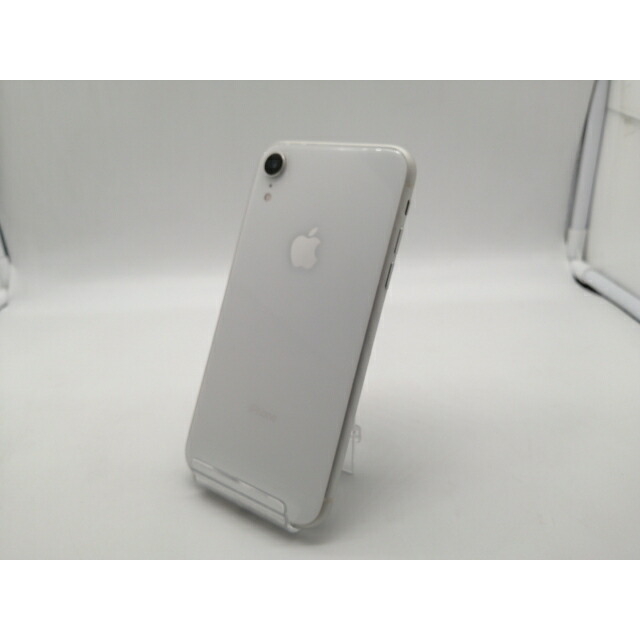 【中古】Apple 国内版 【SIMフリー】 iPhone XR 64GB ホワイト MT032J/A【OSU301】保証期間１ヶ月【ランクC】｜じゃんぱら店