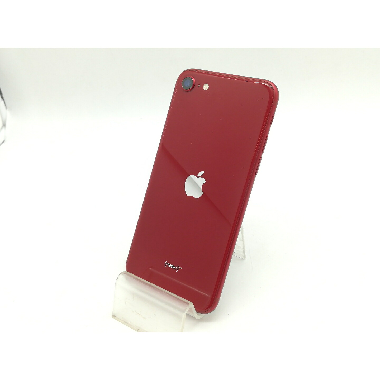 【中古】Apple au 【SIMフリー】 iPhone SE（第3世代） 64GB (PRODUCT)RED MMYE3J/A【OSU301】保証期間１ヶ月【ランクC】