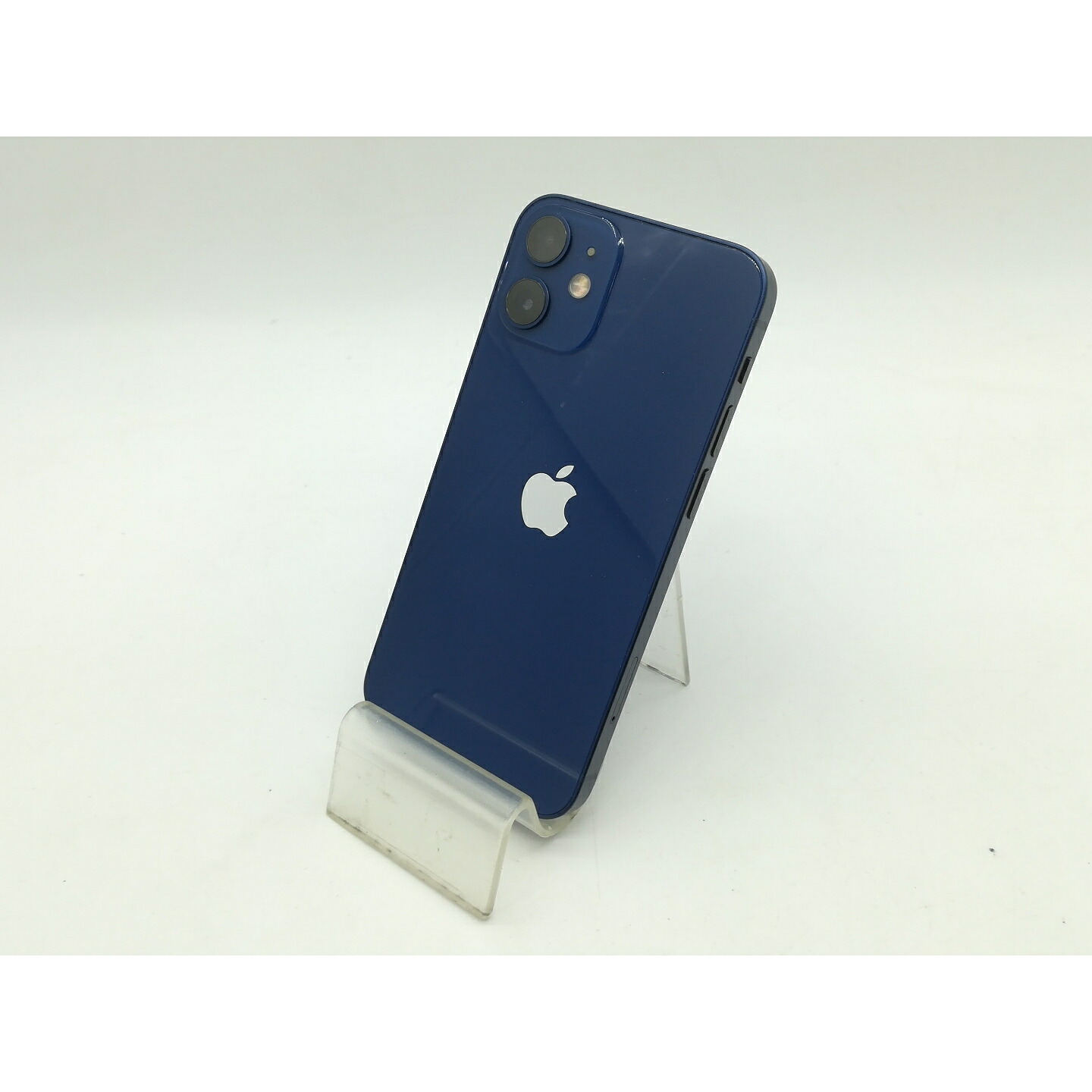 【中古】Apple au 【SIMロック解除済み】 iPhone 12 mini 64GB ブルー MGAP3J/A【OSU301】保証期間１ヶ月【ランクB】