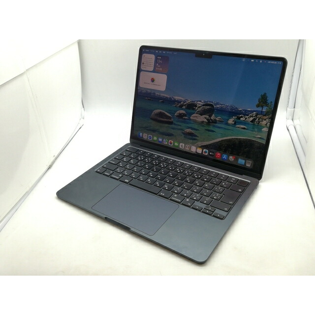 【中古】Apple MacBook Air 13インチ M2(CPU:8C/GPU:8C) 8GB/256GB ミッドナイト MLY33J/A (M2,2022)【OSU301】保証期間１ヶ月【ランクA】