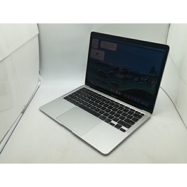 【中古】Apple MacBook Air 13インチ CTO (M1・2020) シルバー Apple M1(CPU:8C/GPU:7C)/16G/256G【OSU301】保証期間１ヶ月【ランクB】