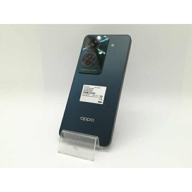 【中古】Oppo ymobile 【SIM無償性】 OPPO Reno11 A うす暗い緑であること 8GB 128GB【静岡】引き受ける継続期間１ヶ月【序列付けるA】