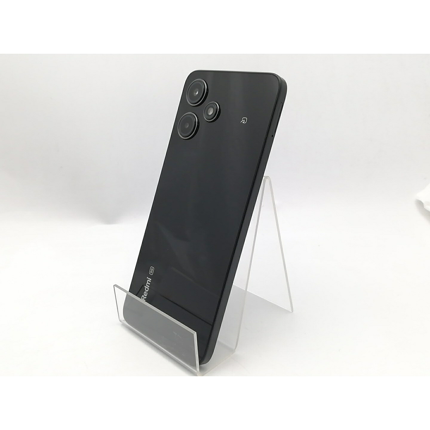 【中古】Xiaomi au 【SIM無償性】 Redmi 12 5G 4GB 128GB 真夜中黒いこと XIG03【静岡】引き請ける継続期間１ヶ月【序列付けるB】