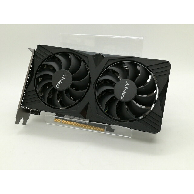 【中古】PNY GeForce RTX 4060 8GB VERTO ダブル気違い VCG40608DFXPB1 RTX4060/8GB(GDDR6)【静岡】引き受ける継続期間１週