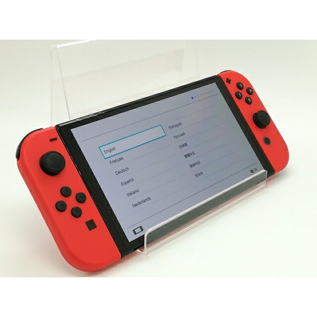 【中古】Nintendo Switch 本体 (有機ELモデル) HEG-S-RAAAA マリオレッド【静岡】保証期間1ヶ月【ランクA】|じゃんぱら店