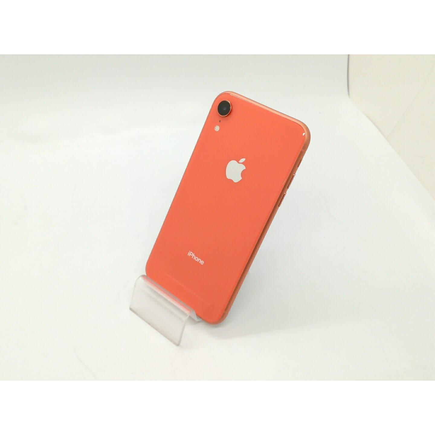 【中古】Apple docomo 【SIMロック解除済み】 iPhone XR 128GB コーラル MT0T2J/A【静岡】保証期間１ヶ月【ランクB】