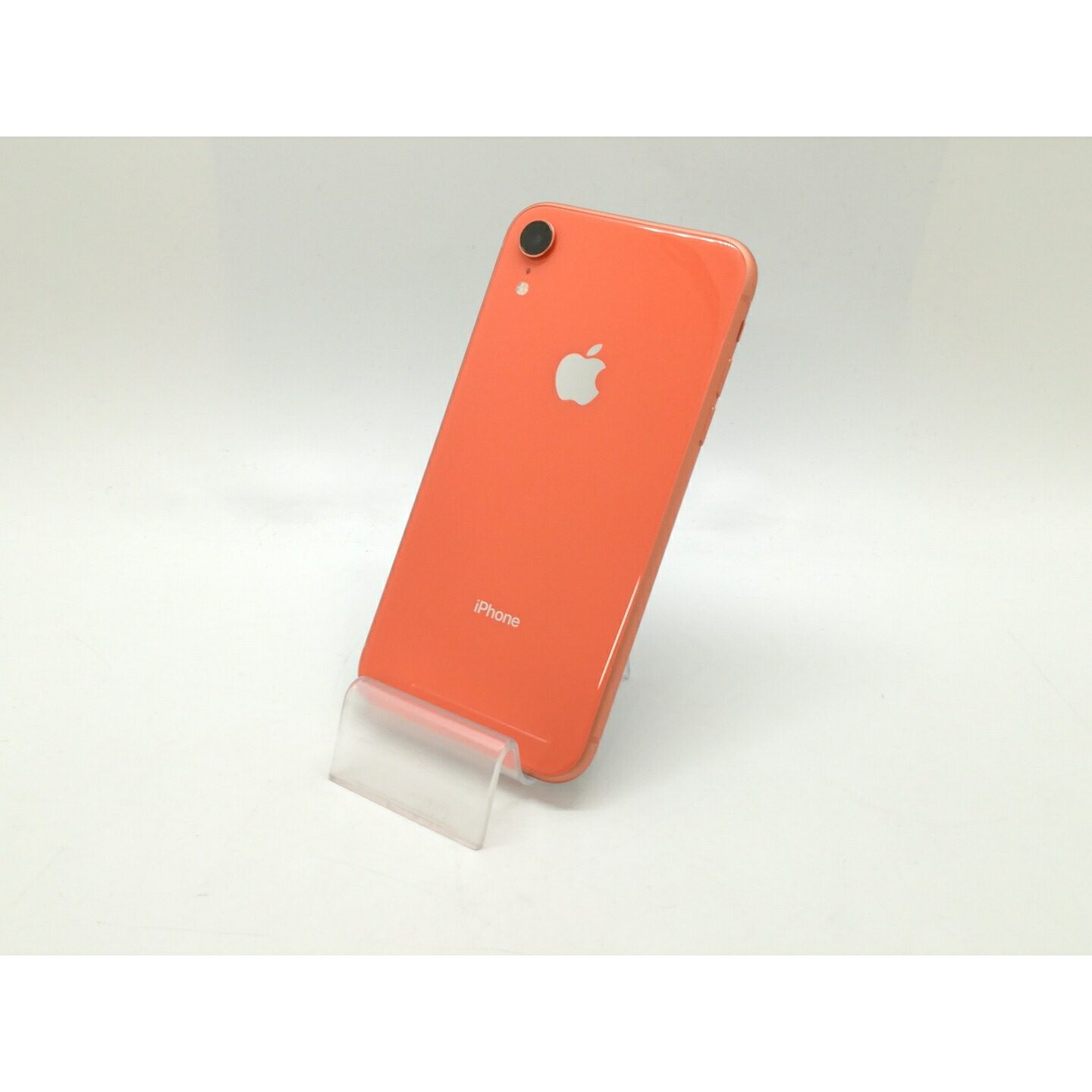 【中古】Apple docomo 【SIM鍵を掛ける取りけす済み】 iPhone XR 64GB コーラル MT0A2J/A【静岡】引き受ける継続期間１ヶ月【序列付けるB】