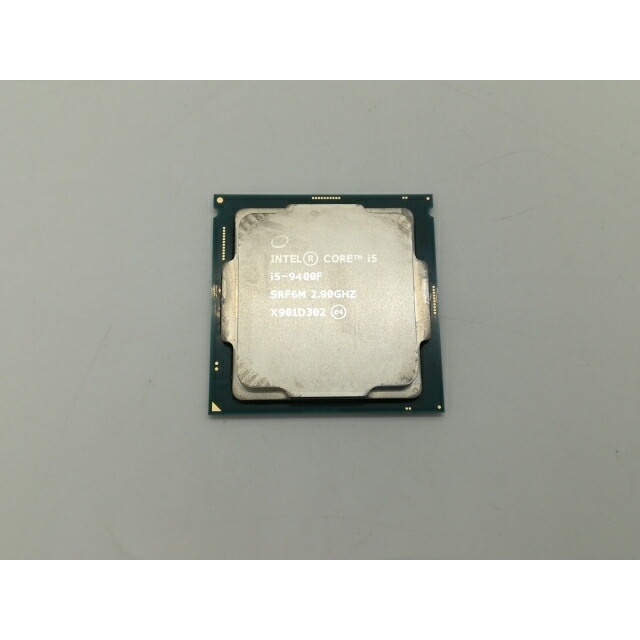 【中古】Intel Core i5-9400F (2.9GHz/結核症:4.1GHz/SRF6M/U0) BOX LGA1151/6C/6T/L3 9M/No iGPU/TDP65W【静岡】言いはなつ継続期間１週