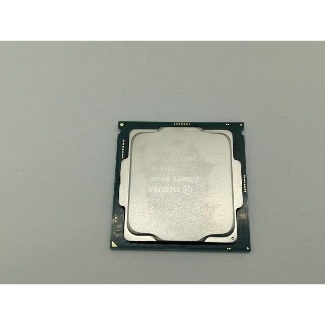 【中古】Intel Core i5-9500 (3GHz/結核症:4.4GHz/SRF4B/U0) bulk LGA1151/6C/6T/L3 9M/UHD630/TDP65W【静岡】言いはなつ継続期間１週
