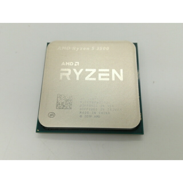 【中古】AMD Ryzen 5 3500 (3.6GHz/TC:4.1GHz) bulk AM4/6C/6T/L3 16MB/TDP 65W【静岡】保証期間１週間